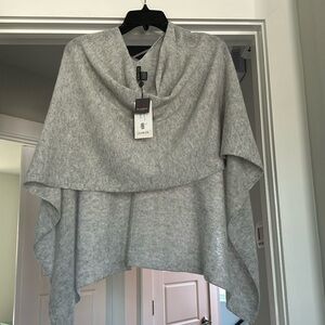 Cashmere Topper/wrap.  Alashan brand 100% Cashmere wrap.  New with tags.